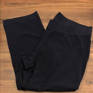 Lot of (2) Lands’ End Black Leggings | 2X/P 20W - 22W